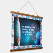 Kingdom Come Hout Topped Wandtapijt Hangend Wandkleed (Gebogen)