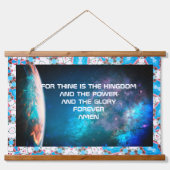 Kingdom Come Hout Topped Wandtapijt Hangend Wandkleed (Voorkant 2)