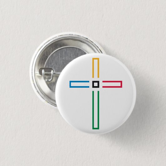 Kingdom Cross Button (Voorkant /achterkant)