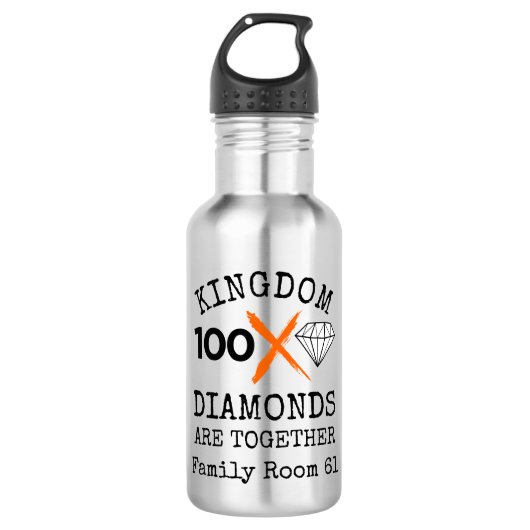 KINGDOM DIAMONDS FR61 Familiekamer Waterfles (Voorkant)