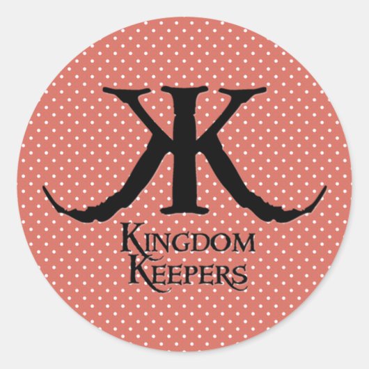 Kingdom Keepers Coral Circle Sticker (Voorkant)