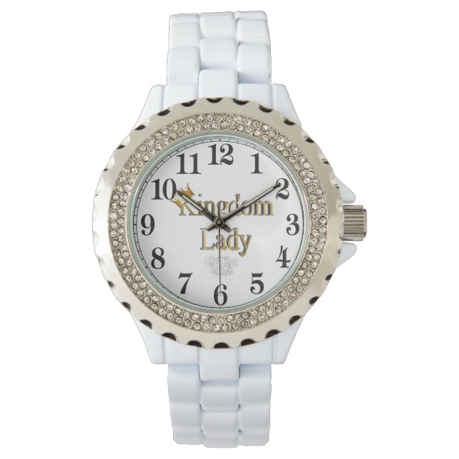 Kingdom Lady Crown Accent Horloge (Voorkant)