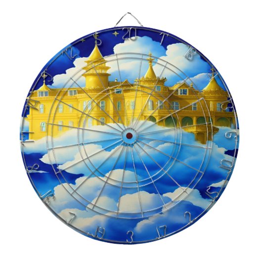 Kingdom Mansion Christelijk Dartboard Dartbord (Voorkant)