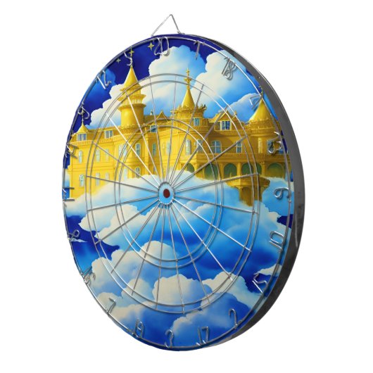 Kingdom Mansion Christelijk Dartboard Dartbord (Voorkant Rechts)