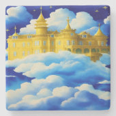 Kingdom Mansion Christelijk Sandstone Onderzetter (Voorkant)