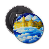 Kingdom Mansion Christelijke flesopener Button Flesopener (Voorkant)