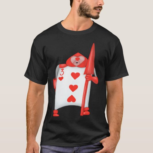 Kingdom O Magic Three Of Hearts T-shirt (Voorkant)