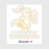 Kingdom of Algorithmia Custom-Cut Vinyl Sticker (Vel)