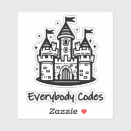 Kingdom of Algorithmia Custom-Cut Vinyl Sticker