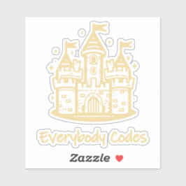 Kingdom of Algorithmia Custom-Cut Vinyl Sticker