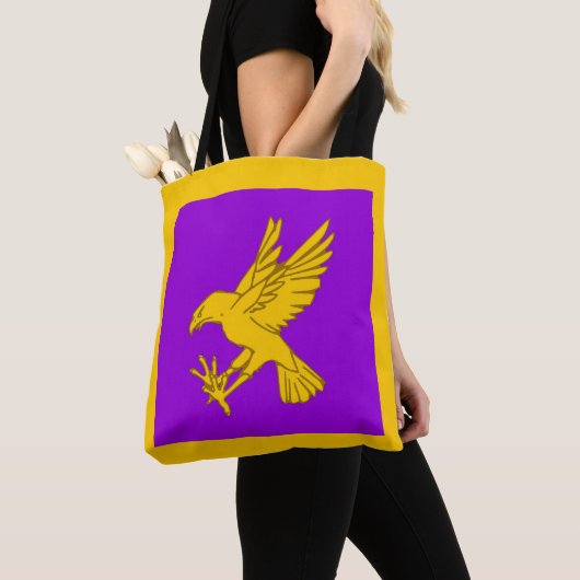 Kingdom of Calontir Populace Badge Canvas tas (Dichtbij)