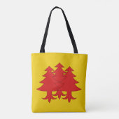 Kingdom of Drachenwald Populace Badge Canvas tas (Achterkant)
