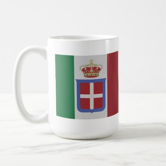 Kingdom of Italy flag  Koffiemok (Links)