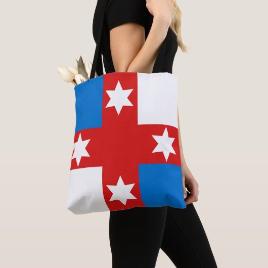 Kingdom of Lochac Populace Badge Canvas tas (Dichtbij)