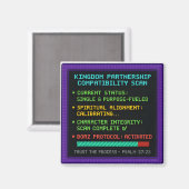 Kingdom Partnership Compatibility Magnet (Voorkant / Achterkant)