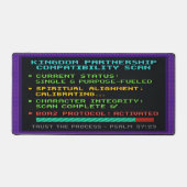 Kingdom Partnership Compatibility Scan Desk Mat (Voorkant)