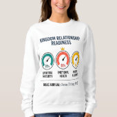 Kingdom Readiness Dashboard Christelijk Sweatshirt (Voorkant)