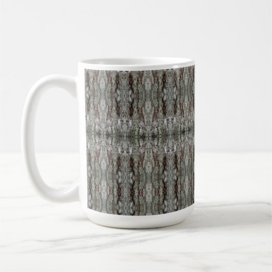 Kingdom Tree Bark Patterned Koffiemok (Links)