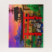 Kingdoms at War baksteen gebouwd Puzzel Legpuzzel (Verticaal)