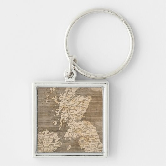 Kingdoms Map door Arrowsmith Sleutelhanger (Voorkant)