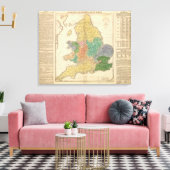 Kingdoms van de Angelsaksen Canvas Afdruk (Insitu (Woonkamer))