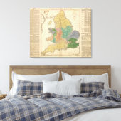 Kingdoms van de Angelsaksen Canvas Afdruk (Insitu (Slaapkamer))