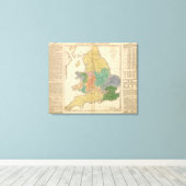 Kingdoms van de Angelsaksen Canvas Afdruk (Insitu (Houten vloer))