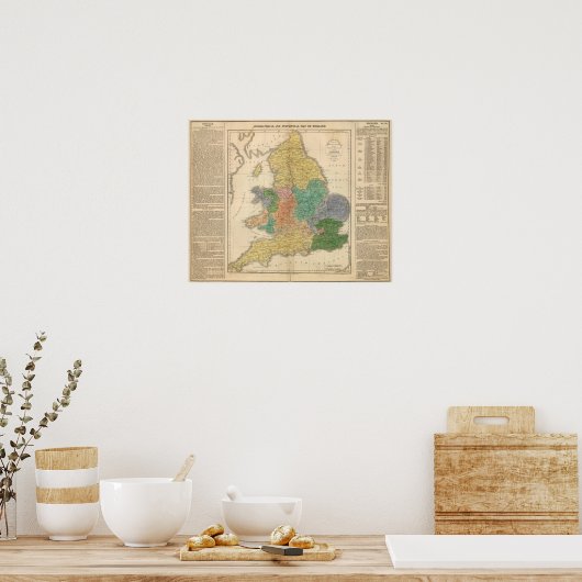 Kingdoms van de Angelsaksen Poster (Keuken)