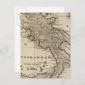 Kingdoms van Napels en Sicilië, Italië Briefkaart (Voorkant / Achterkant)