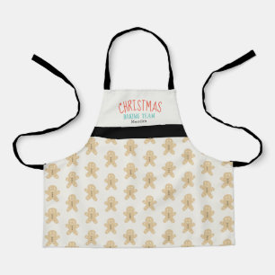 Kingerbrood Man Pattern-kerstbankteam Schort