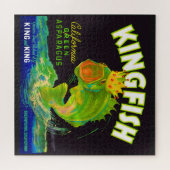 Kingfish aspergetiket van 1930 legpuzzel (Horizontaal)