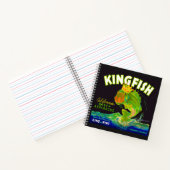 Kingfish aspergetiket van 1930 notitieboek (Binnen)