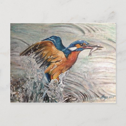 Kingfish Briefkaart (Voorkant)