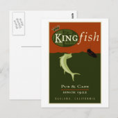 Kingfish Briefkaart (Voorkant / Achterkant)