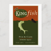 Kingfish Briefkaart (Voorkant)