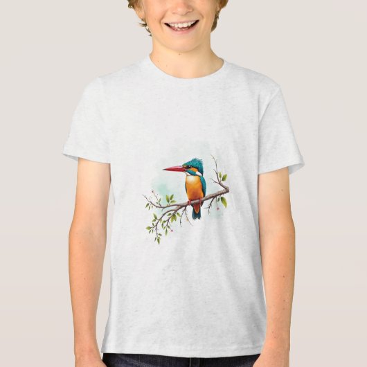 Kingfish - Een algemene naam voor verschillende so Tri-Blend Shirt (Voorkant)