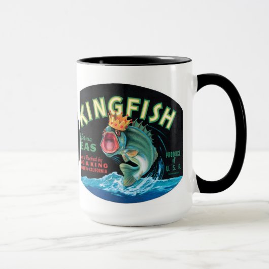 kingfish erwtenlabel - Mok (Rechts)