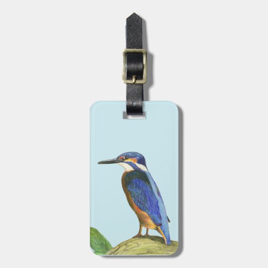 Kingfisher Bagagelabel (Voorkant verticaal)