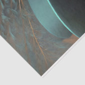 Kingfisher Beauful Woman's Face & Pet Portret Tissuepapier (Detail)