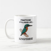 Kingfisher beoefent stilte als Kingfisher Koffiemok (Links)