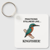 Kingfisher beoefent stilte als Kingfisher Sleutelhanger (Voorkant)