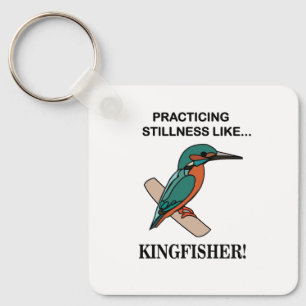 Kingfisher beoefent stilte als Kingfisher Sleutelhanger