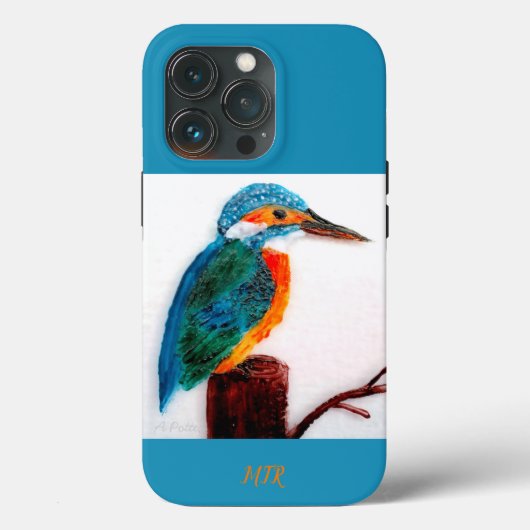 Kingfisher Bird Art gepersonaliseerd Case-Mate iPhone Case (Achterkant)