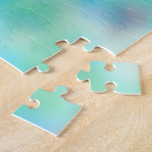 Kingfisher Bird Blue Abstract Legpuzzel (Zijkant)