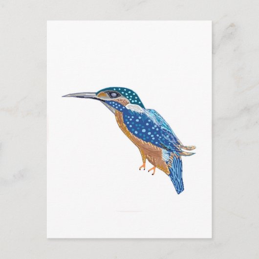 KingFisher Bird Briefkaart (Voorkant)