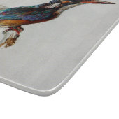 Kingfisher Bird (door John Ruskin) Snijplank (Hoek)