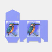Kingfisher Bird Favor Box -  Bedankdoosjes (Uitgevouwen)