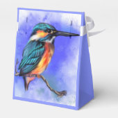 Kingfisher Bird Favor Box -  Bedankdoosjes (Achterkant)