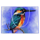 Kingfisher Bird Gift Bag Groot Cadeauzakje (Voorkant)