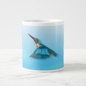 kingfisher Bird Grote Koffiekop (Voorkant)